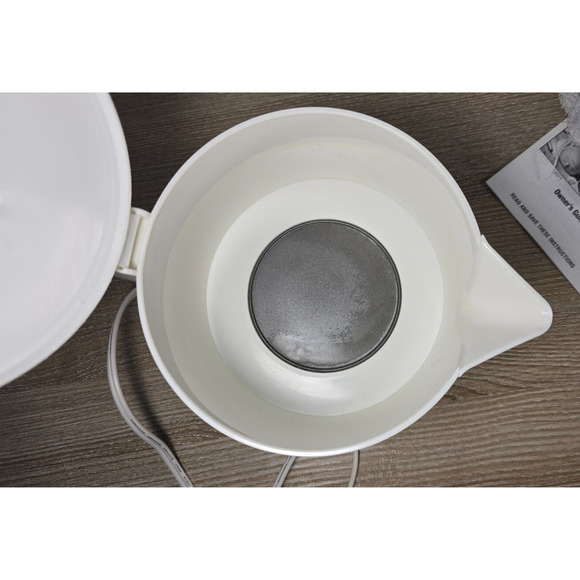 RIVAL Hot Pot Express #4071 Flip Top Adjustable Heat Setting White 32 Oz - Picture 5 of 5